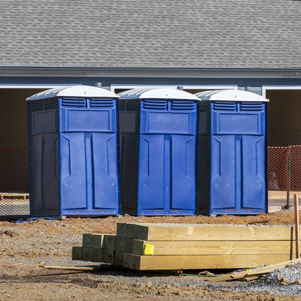 how often are the portable restrooms cleaned and serviced during a rental period in Valley Falls Rhode Island